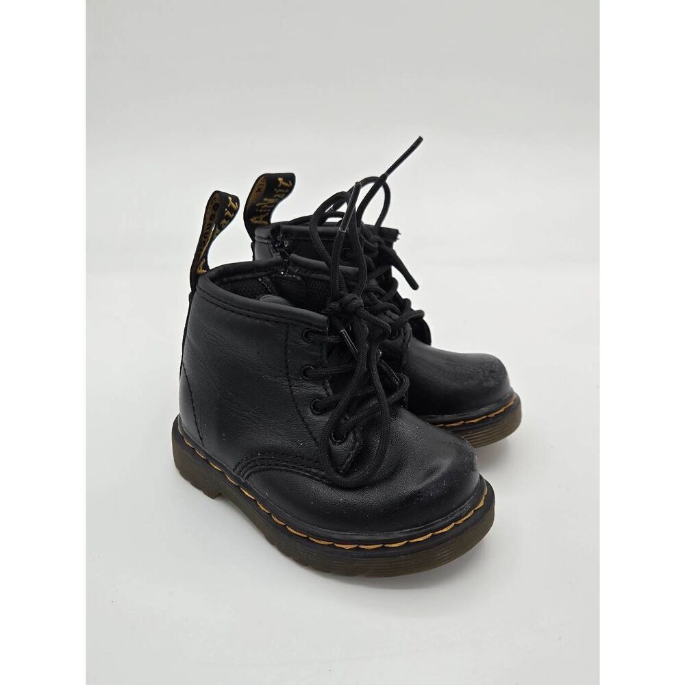Dr Martens Toddler 1460 Black Boots Size 5